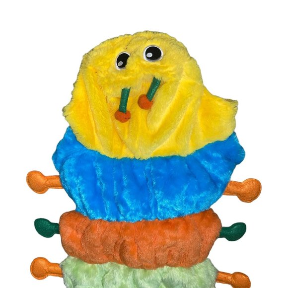 Soft Fleece Colorful Caterpillar Dog Costume Outfit Halloween Large Unisex - Picture 2 of 8